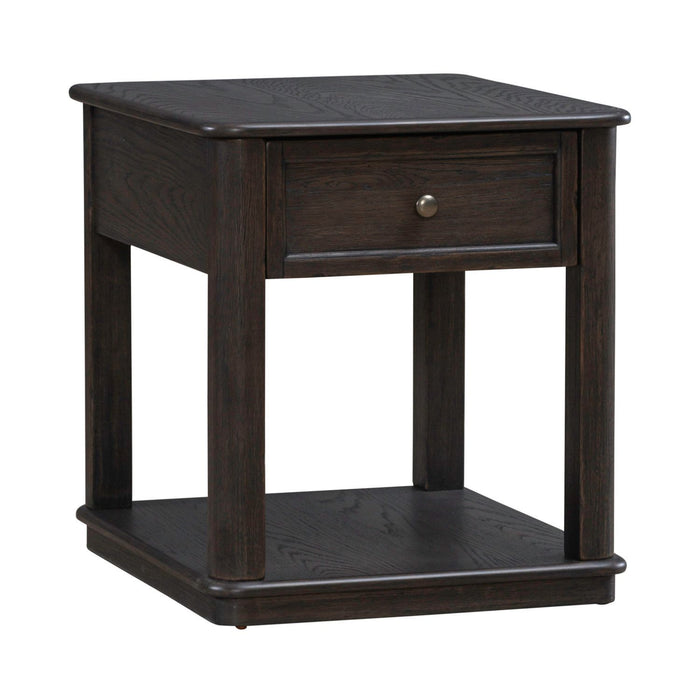 Wallace - End Table - Aged Oak – End Tables by Liberty Furniture at Furniture Wholesale Plus , Nashville furniture store