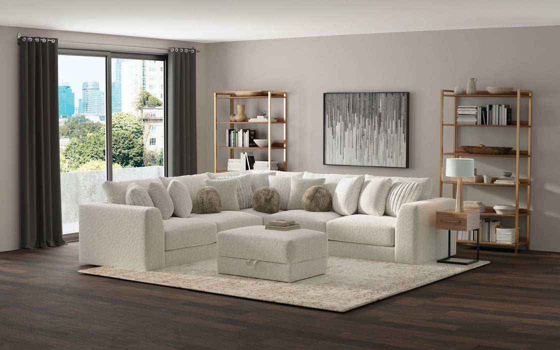 Jazzy - Storage Ottoman - Bone – Storage Ottomans by Jackson at Furniture Wholesale Plus , Nashville furniture store