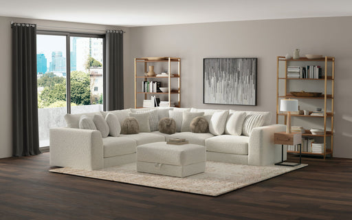 Jazzy - Storage Ottoman - Bone – Storage Ottomans by Jackson at Furniture Wholesale Plus , Nashville furniture store