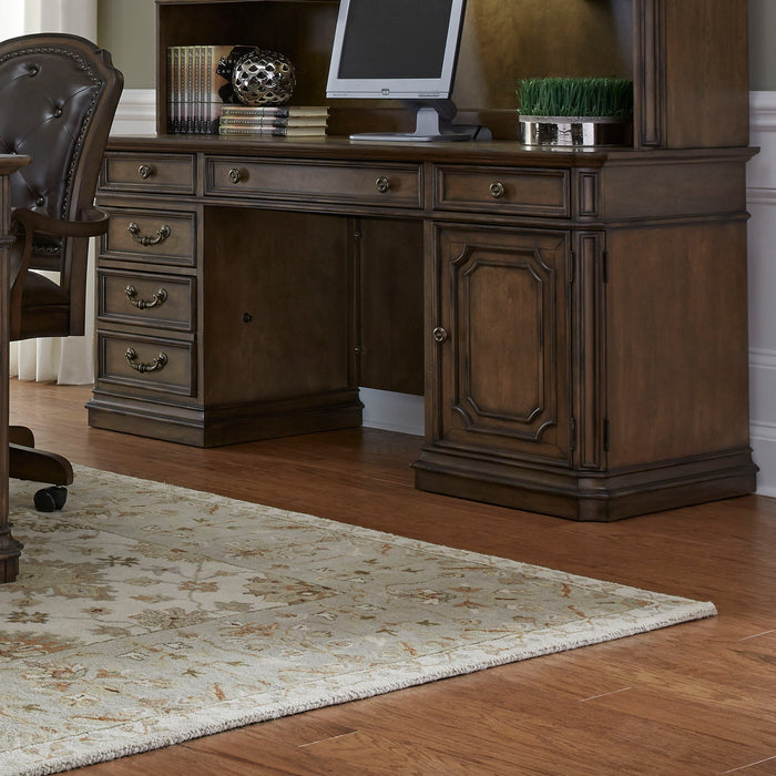 Amelia - Credenza - Dark Brown – Credenzas by Liberty Furniture at Furniture Wholesale Plus , Nashville furniture store