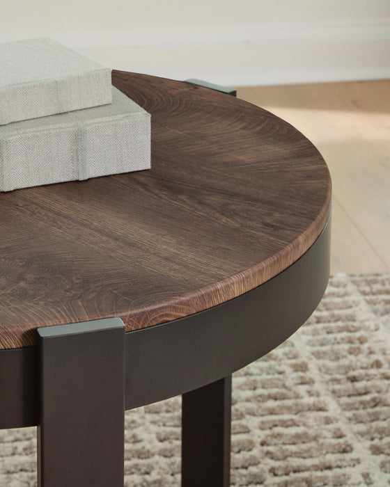 Horizon Hills - Occasional Table Set (Set of 3) - Brown / Black – Table Sets by Signature Design by Ashley® at Furniture Wholesale Plus , Nashville furniture store