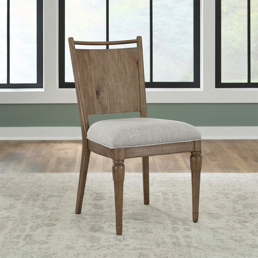 Hickory Grove - Panel Back Side Chair - Heirloom Brown – Side Chairs by Liberty Furniture at Furniture Wholesale Plus , Nashville furniture store