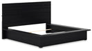 Londer - King Panel Bed - Black – Panel Beds by Millennium® by Ashley at Furniture Wholesale Plus , Nashville furniture store