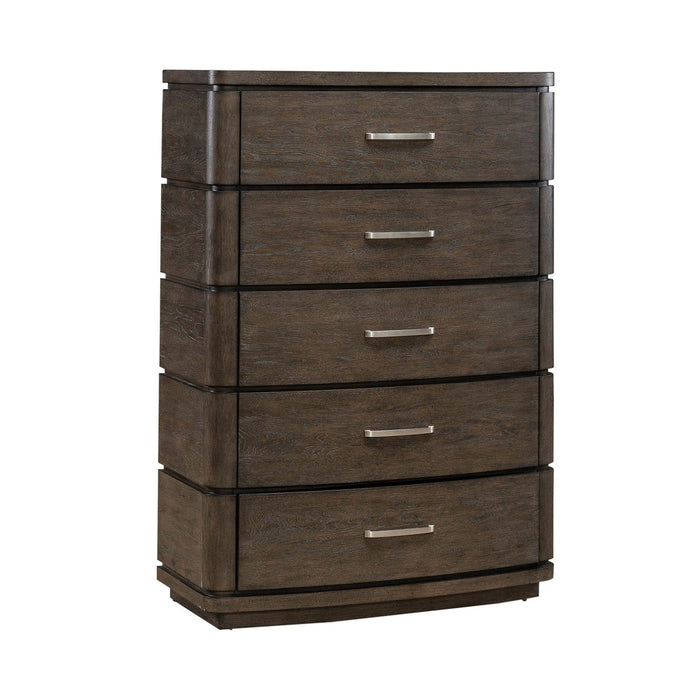 Cascade Falls - 5 Drawer Chest - Satin Espresso – Accent Chests by Liberty Furniture at Furniture Wholesale Plus , Nashville furniture store