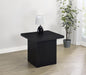 Devar - Square Engineered Laminate End Side Table - Black – End Tables by Coaster Fine Furniture at Furniture Wholesale Plus , Nashville furniture store