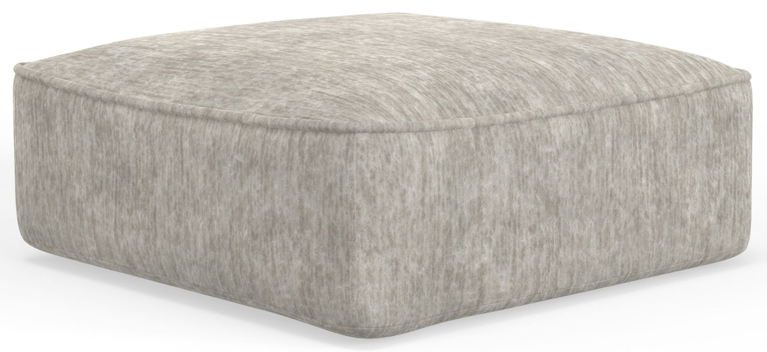 Bucktown - Cocktail Ottoman - Parchment – Coffee Table Ottomans by Jackson at Furniture Wholesale Plus , Nashville furniture store