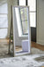 Evesen - Floor Standing Mirror With Storage - Champagne – Floor Mirrors by Signature Design by Ashley® at Furniture Wholesale Plus , Nashville furniture store