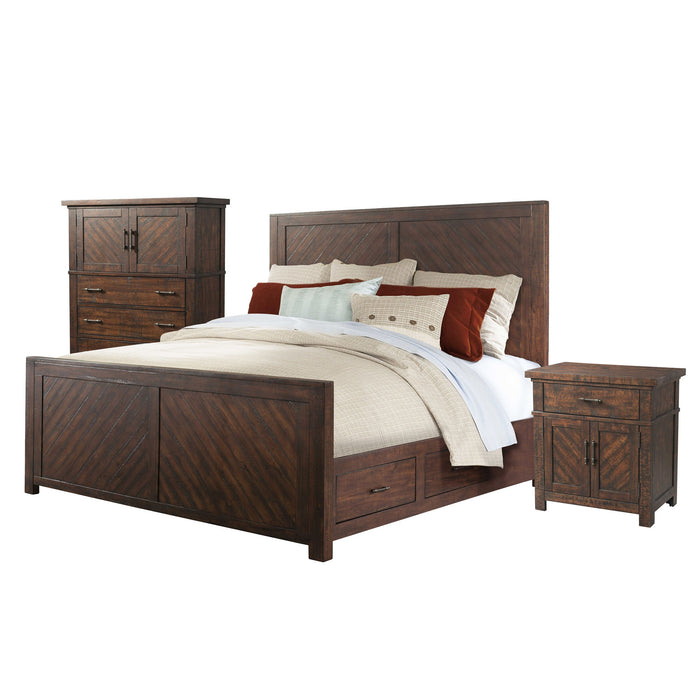 Jax - Platform Storage Bedroom Set – 3 Piece Bedroom Sets by Elements International at Furniture Wholesale Plus , Nashville furniture store