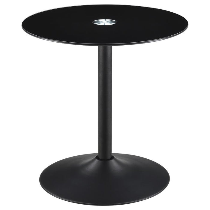 Ganso - Round Metal Coffee Table With Tempered Glass Top – End Tables by Coaster Fine Furniture at Furniture Wholesale Plus , Nashville furniture store