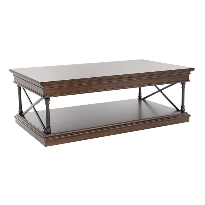 Tribeca - Rectangular Cocktail Table - Cordovian Brown – Cocktail Tables by Liberty Furniture at Furniture Wholesale Plus , Nashville furniture store