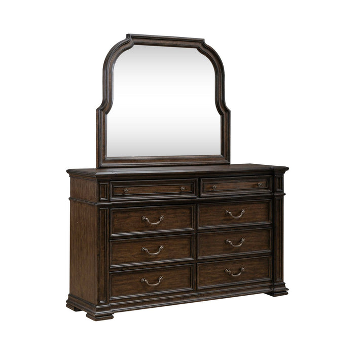 Providence Park - Dresser & Mirror - Chateau Brown – Dresser & Mirror by Liberty Furniture at Furniture Wholesale Plus , Nashville furniture store