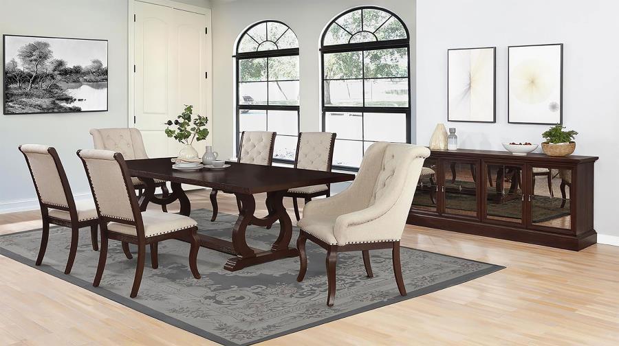 Brockway - Extension Leaf Dining Table – Dining Tables with Extensions by CoasterEssence at Furniture Wholesale Plus , Nashville furniture store