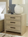 Calmoro - Three Drawer Night Stand - Gray – Accent Nightstands by Ashley® at Furniture Wholesale Plus , Nashville furniture store