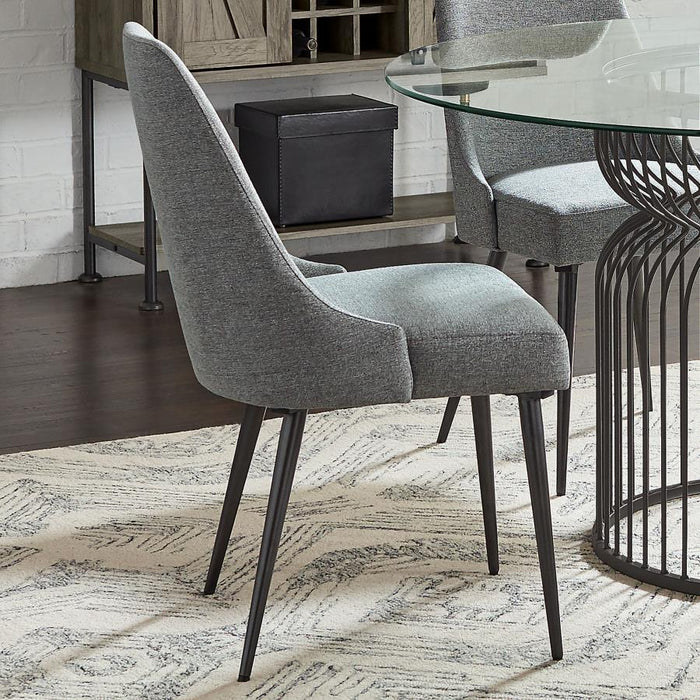 Alan - Fabric Upholstered Dining Side Chair (Set of 2) - Gray - Premium Chair Sets from CoasterEssence - Just $319! Shop now at Furniture Wholesale Plus  We are the best furniture store in Nashville, Hendersonville, Goodlettsville, Madison, Antioch, Mount Juliet, Lebanon, Gallatin, Springfield, Murfreesboro, Franklin, Brentwood