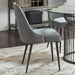 Alan - Fabric Upholstered Dining Side Chair (Set of 2) - Gray - Premium Chair Sets from CoasterEssence - Just $319! Shop now at Furniture Wholesale Plus  We are the best furniture store in Nashville, Hendersonville, Goodlettsville, Madison, Antioch, Mount Juliet, Lebanon, Gallatin, Springfield, Murfreesboro, Franklin, Brentwood