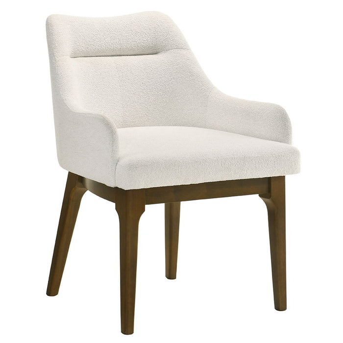 Kasha - Side Chair Set of 2) - Chenille / Vintage Oak