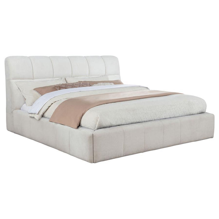 Nollet - Upholstered Platform Bed – Upholstered Beds by Coaster Fine Furniture at Furniture Wholesale Plus , Nashville furniture store