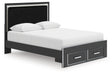 Zuraleus - Upholstered Panel Platform Storage Bed – Storage Beds by Signature Design by Ashley® at Furniture Wholesale Plus , Nashville furniture store