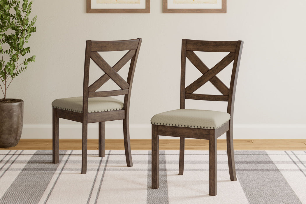 Moriville - Dining UPH Side Chair (Set of 2) - Beige – Chair Sets by Signature Design by Ashley® at Furniture Wholesale Plus , Nashville furniture store