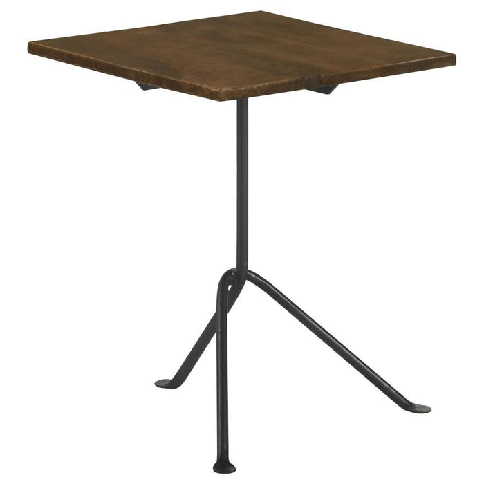 Heitor - Square Wood Top Accent Side Table - Dark Brown – Side Tables by CoasterEssence at Furniture Wholesale Plus , Nashville furniture store
