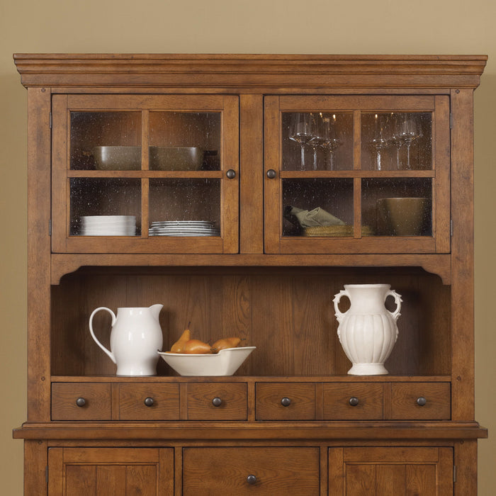 Hearthstone Ridge - Hutch - Light Brown – Hutches by Liberty Furniture at Furniture Wholesale Plus , Nashville furniture store