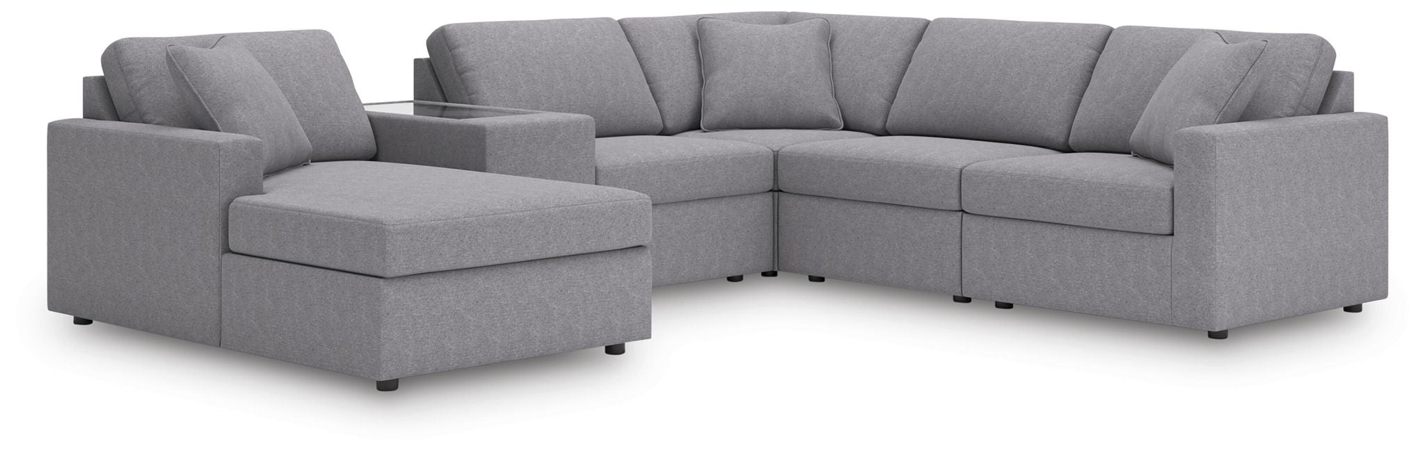 Modmax - Sectional - Granite – Stationary Sectionals by Signature Design by Ashley® at Furniture Wholesale Plus , Nashville furniture store