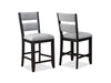 Frey - Counter Height Chair (Set of 2) - Black – Chair Sets by Crown Mark at Furniture Wholesale Plus , Nashville furniture store