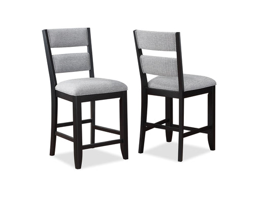 Frey - Counter Height Chair (Set of 2) - Black – Chair Sets by Crown Mark at Furniture Wholesale Plus , Nashville furniture store