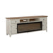 Fireplace TV Consoles - 652 80" Console With Fire FT - White – Fireplace TV Stands by Liberty Furniture at Furniture Wholesale Plus , Nashville furniture store