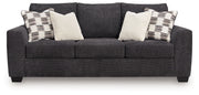 Loreo - Sofa - Ebony – Stationary Sofas by Benchcraft® at Furniture Wholesale Plus , Nashville furniture store