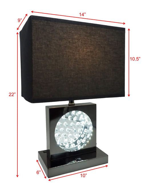 Table Lamp - Black Nickel - Premium Table Lamps from Crown Mark - Just $129! Shop now at Furniture Wholesale Plus  We are the best furniture store in Nashville, Hendersonville, Goodlettsville, Madison, Antioch, Mount Juliet, Lebanon, Gallatin, Springfield, Murfreesboro, Franklin, Brentwood