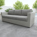 Blakley - Outdoor Sofa With Half Round Wicker - Gray - Premium Sofas from Steve Silver Furniture - Just $2329! Shop now at Furniture Wholesale Plus  We are the best furniture store in Nashville, Hendersonville, Goodlettsville, Madison, Antioch, Mount Juliet, Lebanon, Gallatin, Springfield, Murfreesboro, Franklin, Brentwood