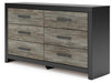 Broachmyn - Six Drawer Dresser – Dressers by Signature Design by Ashley® at Furniture Wholesale Plus , Nashville furniture store