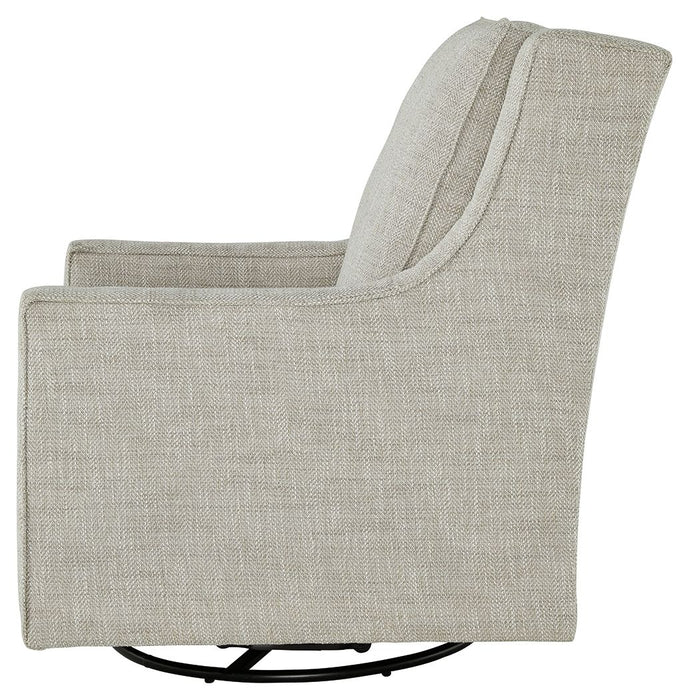 Kambria - Fog - Swivel Glider Accent Chair - Premium Swivel Glider Chairs from Signature Design by Ashley® - Just $558! Shop now at Furniture Wholesale Plus  We are the best furniture store in Nashville, Hendersonville, Goodlettsville, Madison, Antioch, Mount Juliet, Lebanon, Gallatin, Springfield, Murfreesboro, Franklin, Brentwood