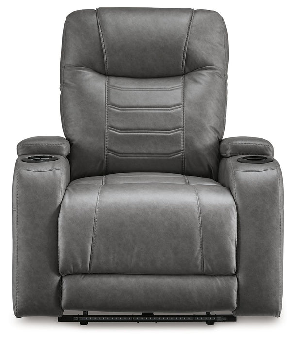 Schooner Rocks - Power Recliner / Adj Headrest – Reclining Chairs by Signature Design by Ashley® at Furniture Wholesale Plus , Nashville furniture store