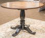 Clorazi - Round Dining Room Drop Leaf Table - Black / Brown – Dining Tables by Signature Design by Ashley® at Furniture Wholesale Plus , Nashville furniture store