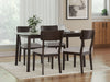 Mallenette - Dining Room Table Set (Set of 5) - Merlot – 5 Piece Dining Room Sets by Signature Design by Ashley® at Furniture Wholesale Plus , Nashville furniture store