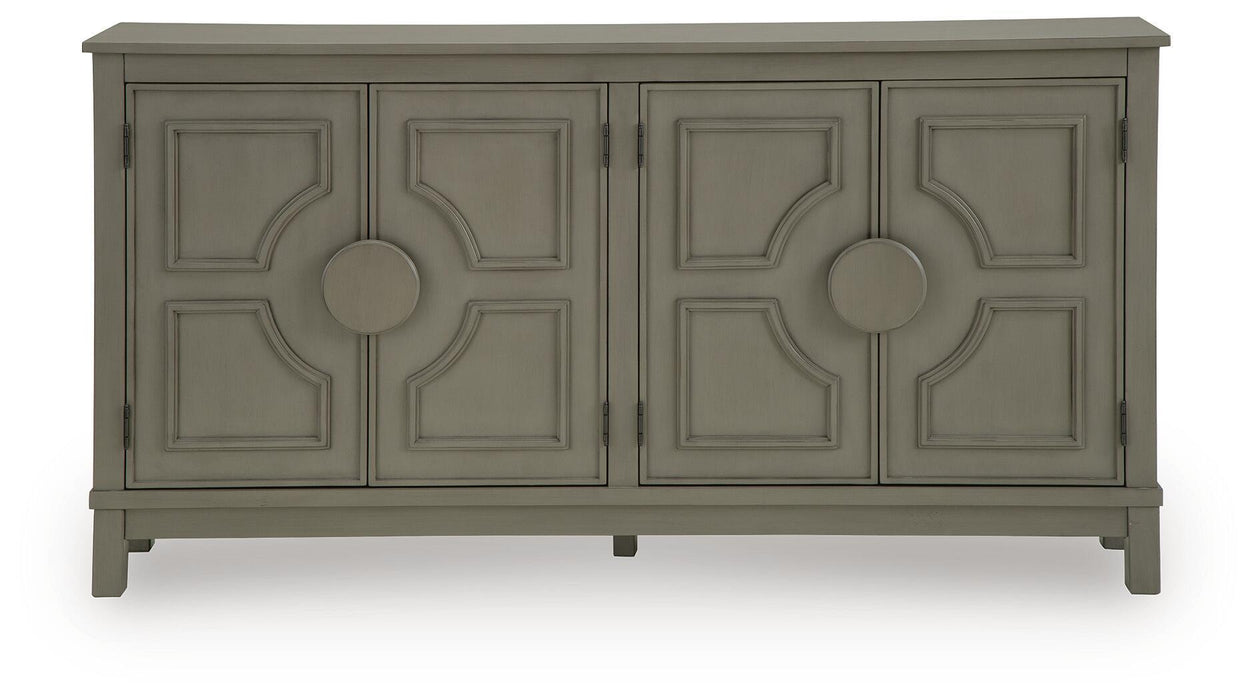 Darlock - Accent Cabinet - Warm Gray – Accent Cabinets by Signature Design by Ashley® at Furniture Wholesale Plus , Nashville furniture store