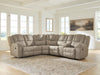 Pearce-Pike - Reclining Sectional – Reclining Sectionals by Signature Design by Ashley® at Furniture Wholesale Plus , Nashville furniture store