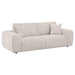Burnett - Chenille Upholstered Wide Arm Sofa – Stationary Sofas by Coaster Fine Furniture at Furniture Wholesale Plus , Nashville furniture store