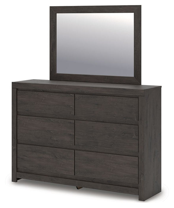 Fraluna - Dresser And Mirror - Charcoal – Dresser & Mirror by Signature Design by Ashley® at Furniture Wholesale Plus , Nashville furniture store