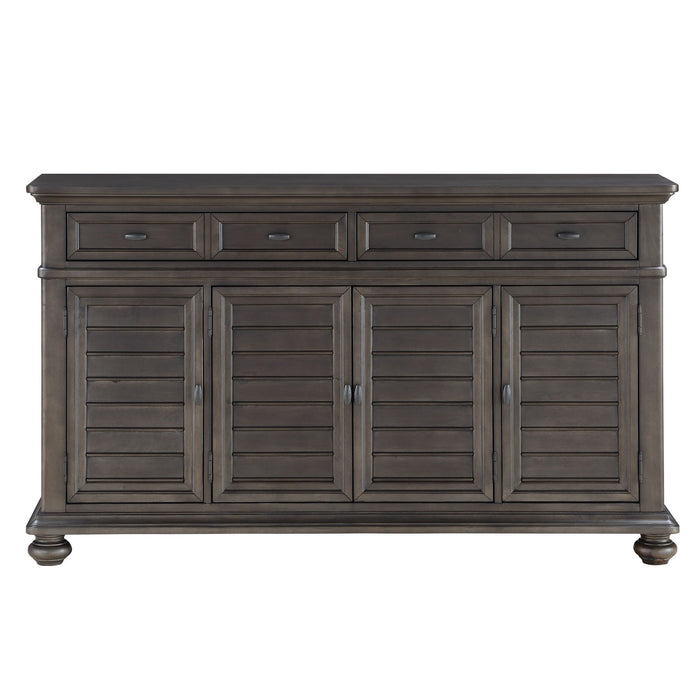 Linnett - Server - Dark Brown – Servers by Steve Silver Furniture at Furniture Wholesale Plus , Nashville furniture store