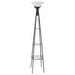 Gianni - 3-Shelf Frosted Torchiere Floor Lamp - Black - Premium Floor Lamps from CoasterEveryday - Just $169! Shop now at Furniture Wholesale Plus  We are the best furniture store in Nashville, Hendersonville, Goodlettsville, Madison, Antioch, Mount Juliet, Lebanon, Gallatin, Springfield, Murfreesboro, Franklin, Brentwood