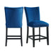 Francesca - Velvet Counter Height Chair (Set of 2) – Chair Sets by Elements International at Furniture Wholesale Plus , Nashville furniture store
