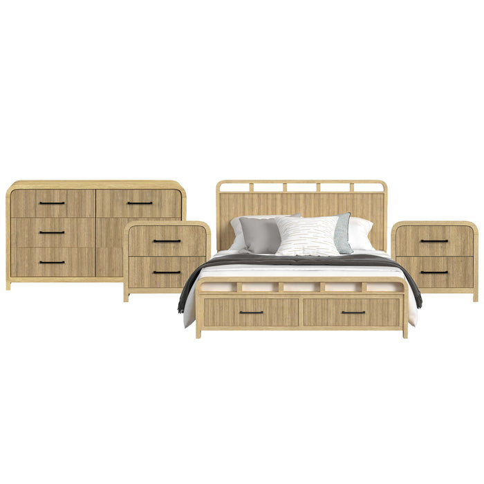 Ridgemont - Storage Bedroom Set – 3 Piece Bedroom Sets by Elements International at Furniture Wholesale Plus , Nashville furniture store