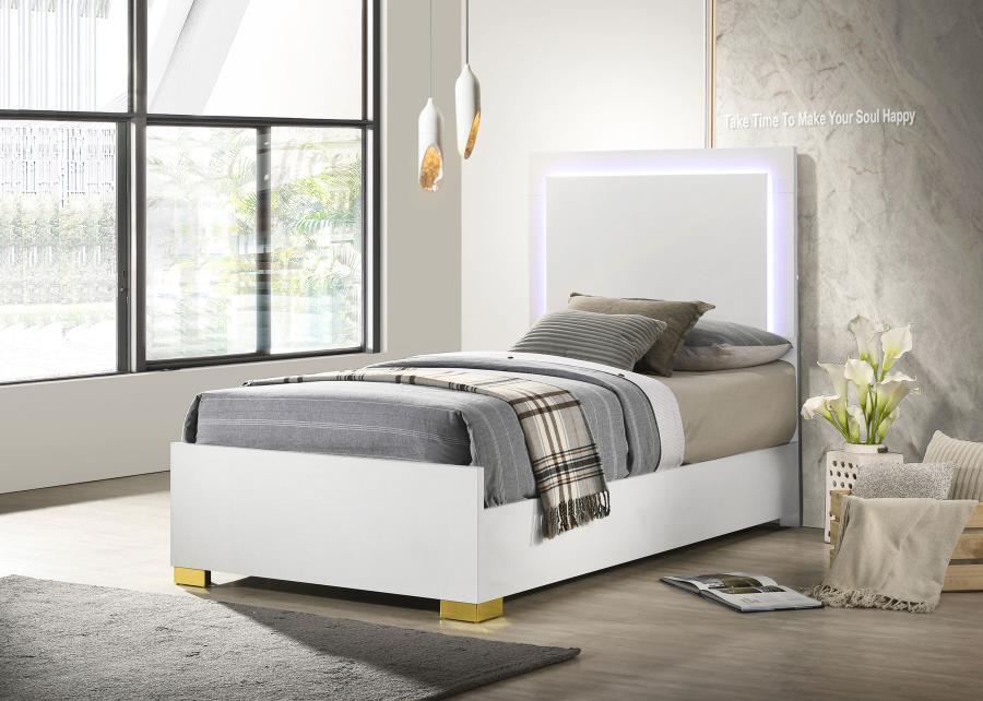 Marceline - Wood LED Panel Bed – Panel Beds by Coaster Fine Furniture at Furniture Wholesale Plus , Nashville furniture store
