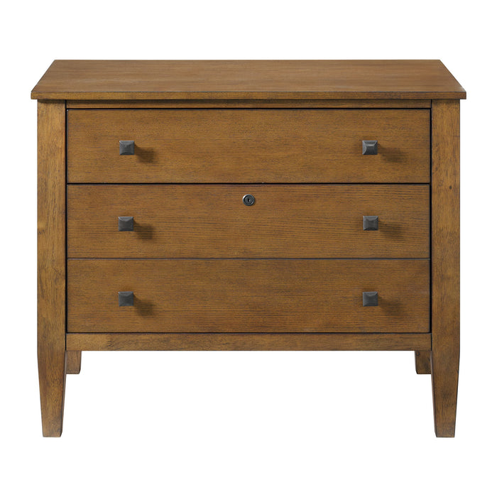 Portico - File Cabinet - Brown Oak – Filing Cabinets by Elements International at Furniture Wholesale Plus , Nashville furniture store