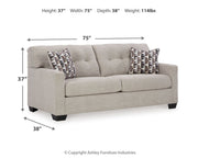 Mahoney - Sofa – Stationary Sofas by Signature Design by Ashley® at Furniture Wholesale Plus , Nashville furniture store