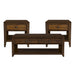 Phillipe - 3 Piece Occasional Table Set (Coffee Table & Two End Table) - Cherry – Table Sets by Elements International at Furniture Wholesale Plus , Nashville furniture store