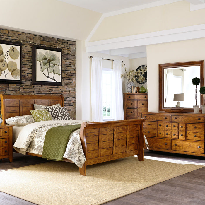 Grandpas Cabin - Sleigh Bedroom Set – 3 Piece Bedroom Sets by Liberty Furniture at Furniture Wholesale Plus , Nashville furniture store